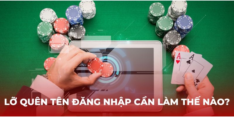 Lỡ quên tên đăng nhập cần làm thế nào? 