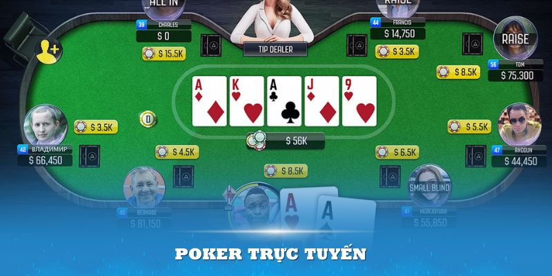 Poker trực tuyến thu hút hàng triệu lượt chơi trên toàn thế giới mỗi ngày