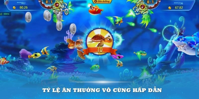 Tỷ lệ ăn thưởng vô cùng hấp dẫn là điểm thu hút đông đảo thành viên tại đây